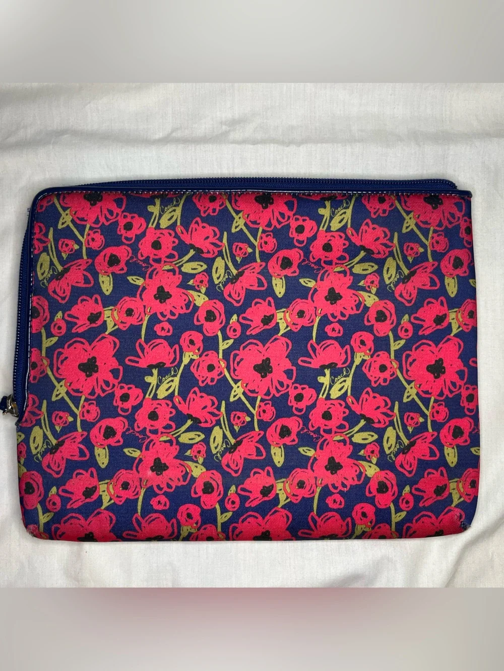Coach Poppy Zippered Tablet Sleeve